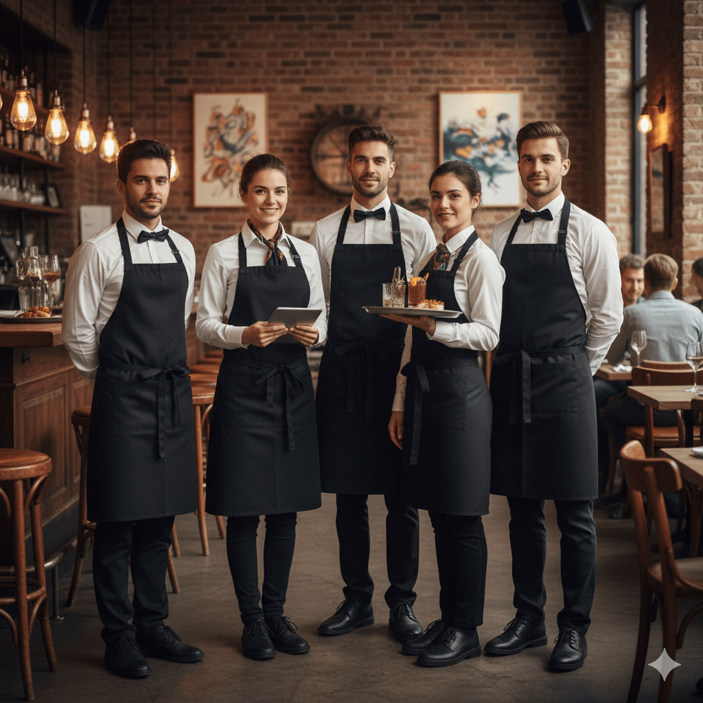 Restoran ve Kafe Üniformaları: Profesyonel Görünüm ve Konforun Buluşma Noktası