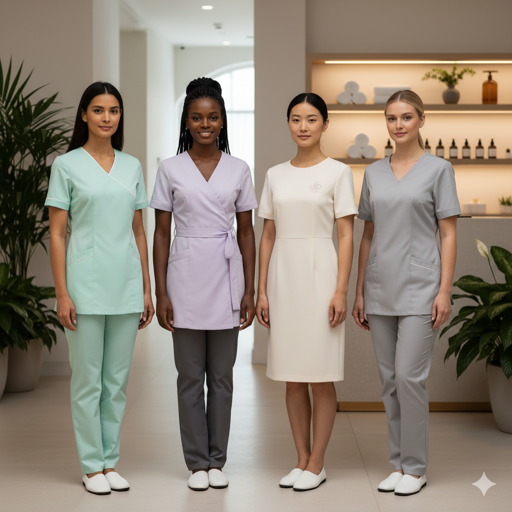 Estetisyen & Spa Personeli Üniformaları: Huzur ve Profesyonelliğin Dokunuşu